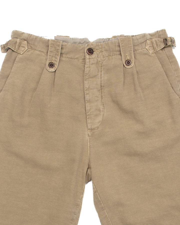 Navarre Cotton & Linen Shorts in Sand