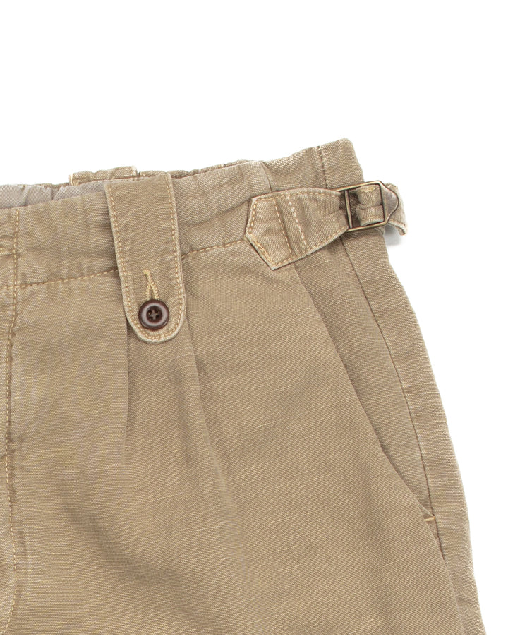 Navarre Cotton & Linen Shorts in Sand
