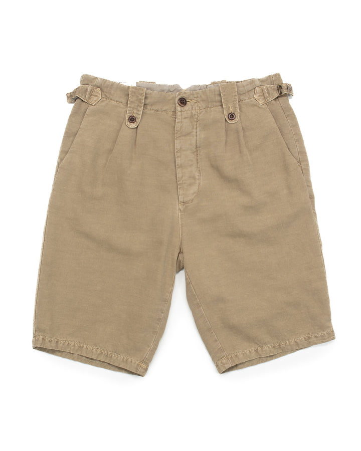 Navarre Cotton & Linen Shorts in Sand