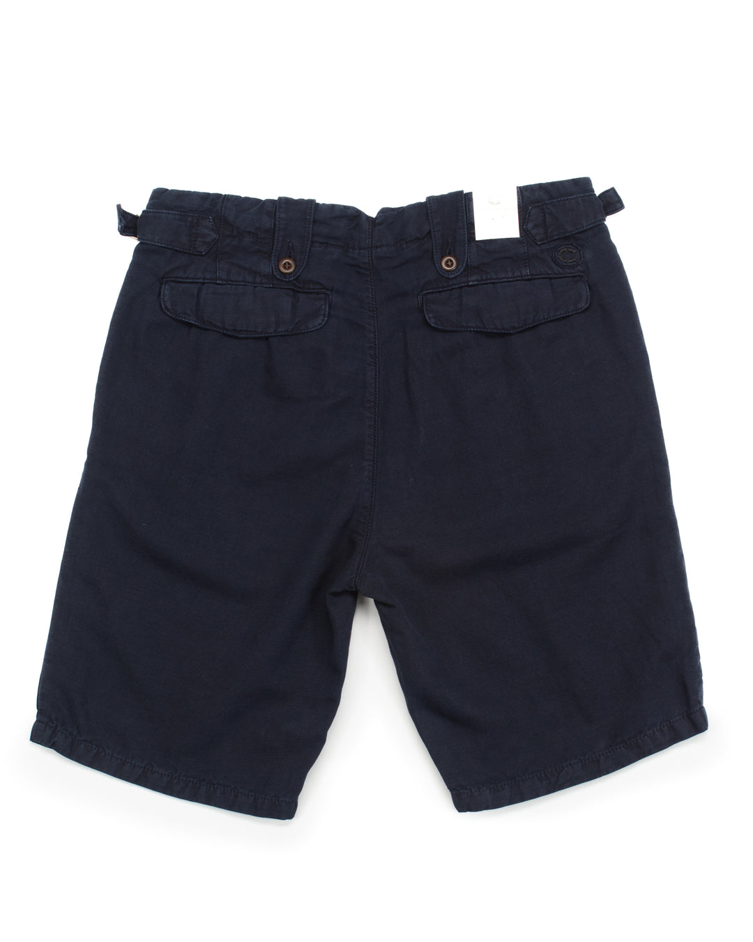 Navarre Cotton & Linen Shorts in Navy