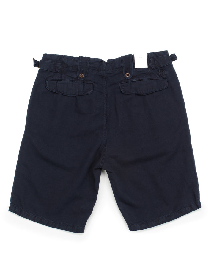 Navarre Cotton & Linen Shorts in Navy