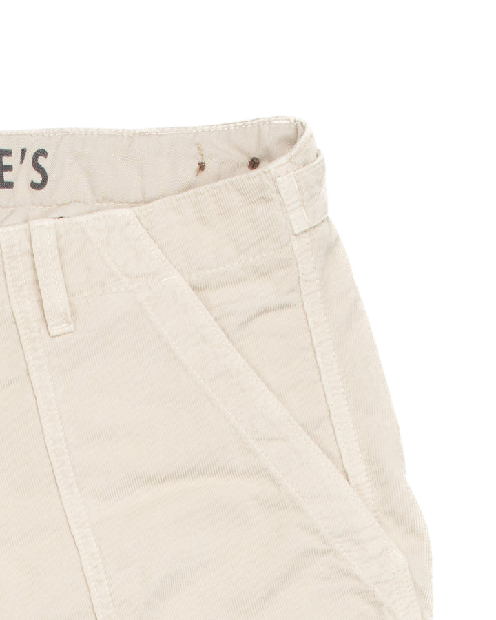 Shannon Fatigue Shorts in Stone Micro Cord