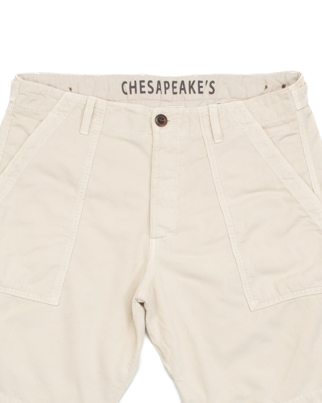 Shannon Fatigue Shorts in Stone Micro Cord