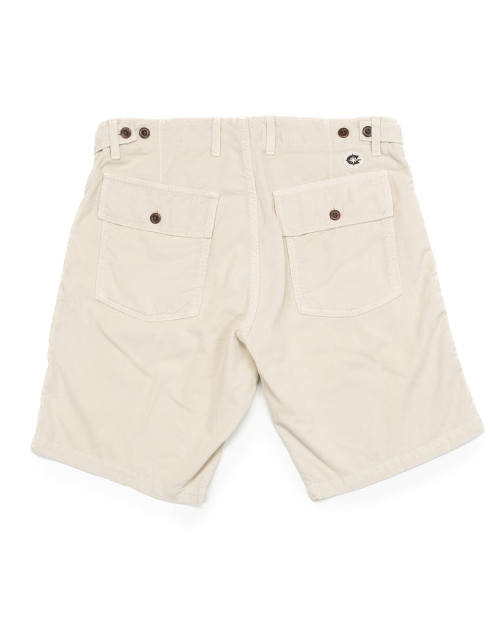 Shannon Fatigue Shorts in Stone Micro Cord