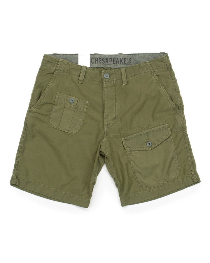 Harbour Deck Shorts in Military Green