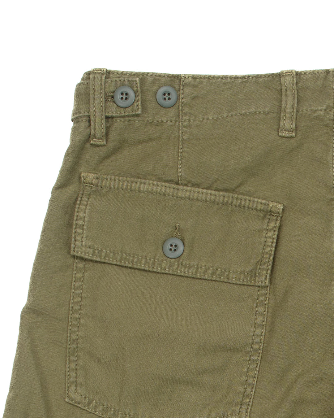 Shannon Fatigue Shorts in Army Satin