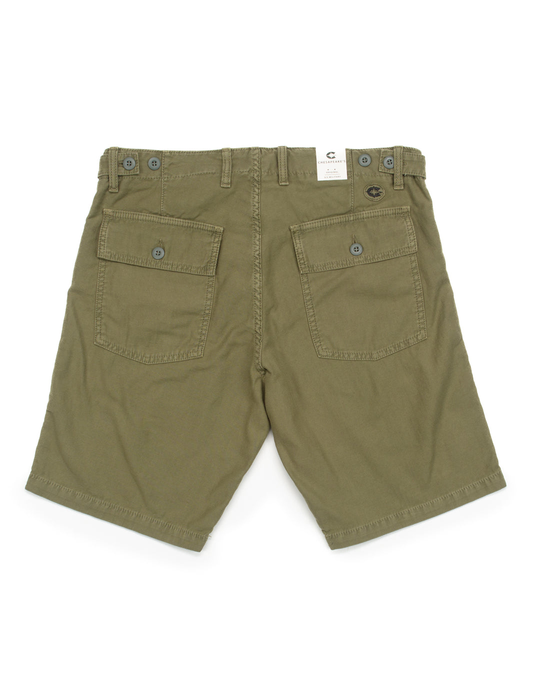 Shannon Fatigue Shorts in Army Satin
