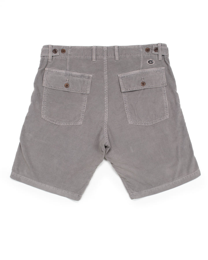 Shannon Fatigue Shorts in Iron Micro Cord