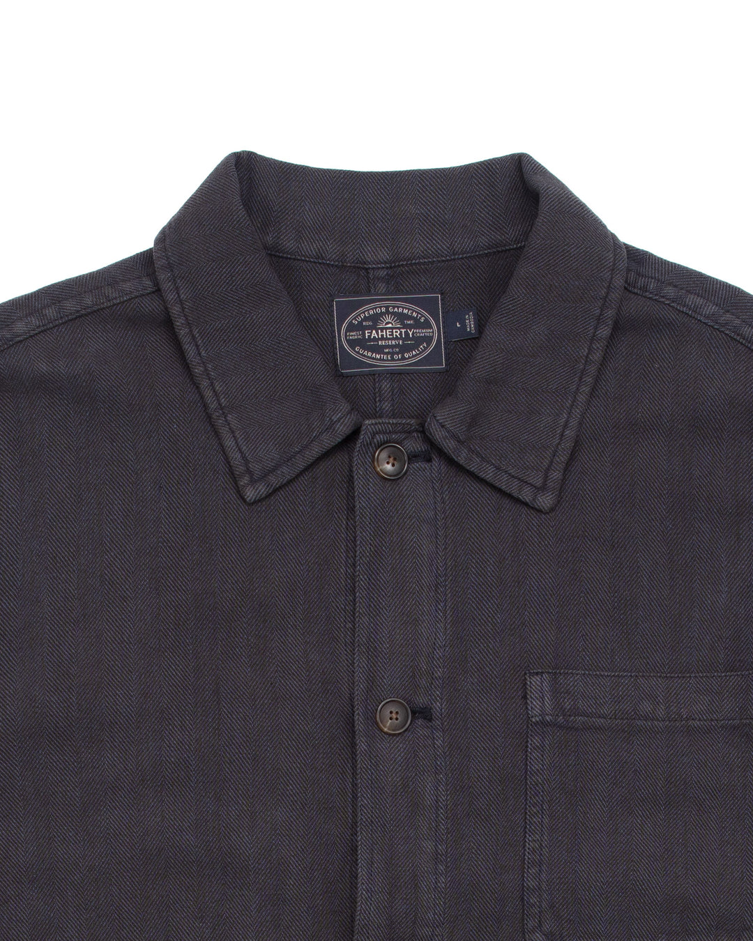 Studio Jacket in Polar Night Herringbone