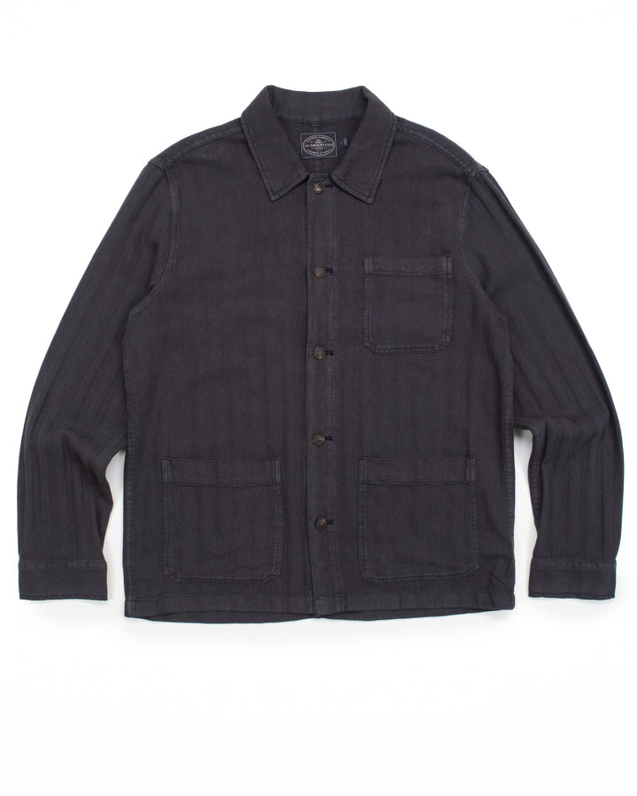 Studio Jacket in Polar Night Herringbone