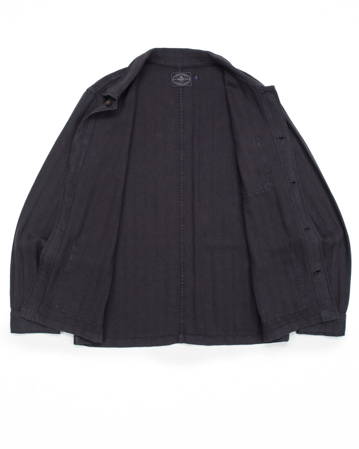 Studio Jacket in Polar Night Herringbone