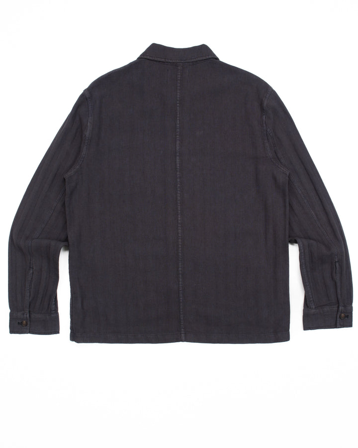 Studio Jacket in Polar Night Herringbone