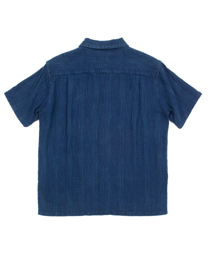 Jacquard Indigo Overdyed Shirt #1753