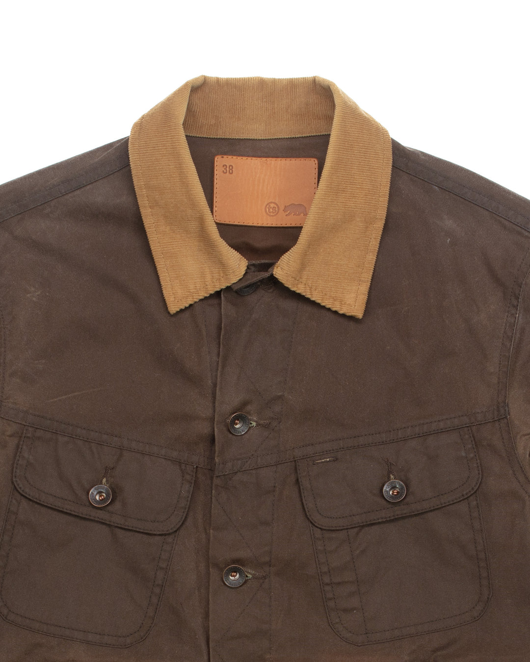 Long Haul Jacket in Tobacco Waxed Canvas #1794