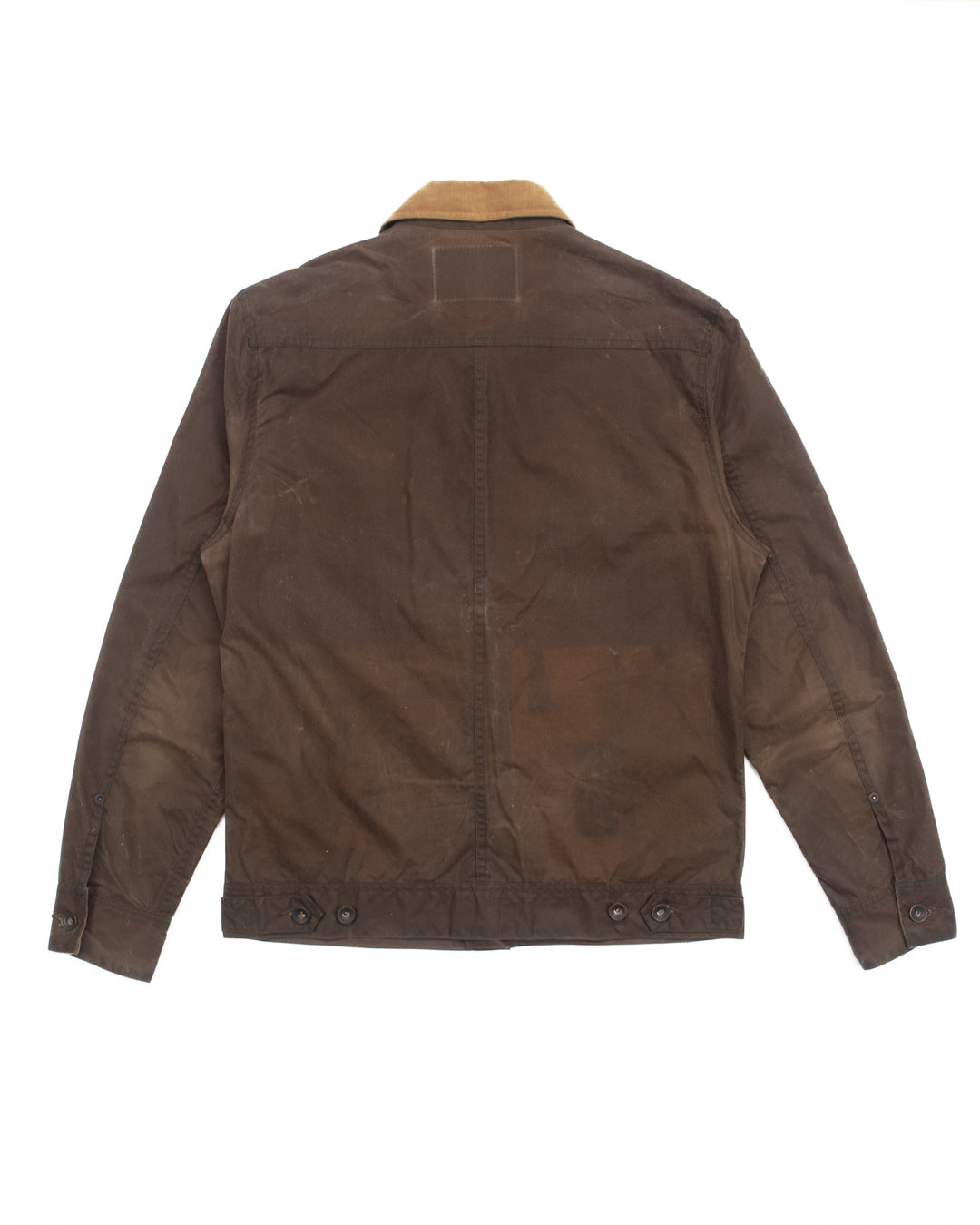 Long Haul Jacket in Tobacco Waxed Canvas #1794