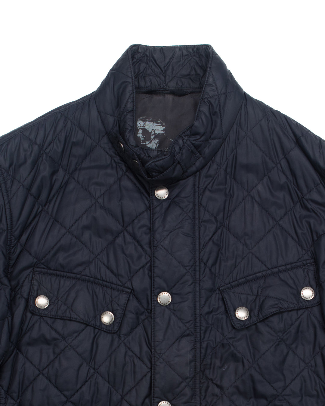 Quilted Jacket in Navy #1693