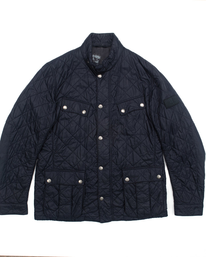 Quilted Jacket in Navy #1693