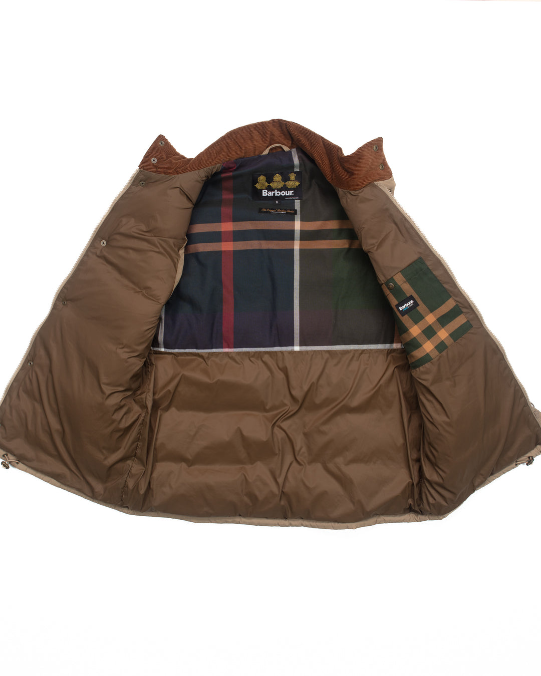 Quilted Vest in Tan #1792