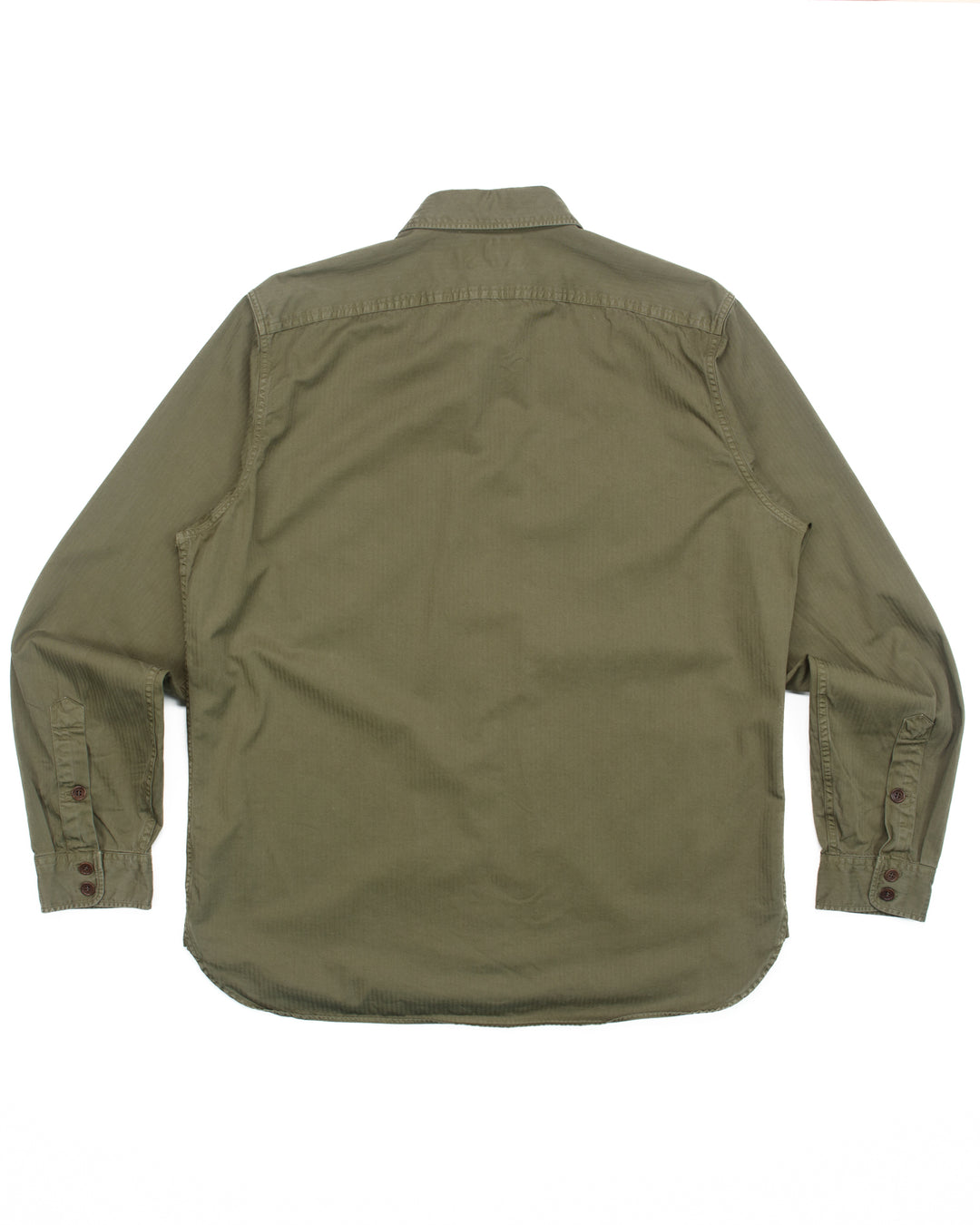 Heavy Overshirt in Olive HBT #1799