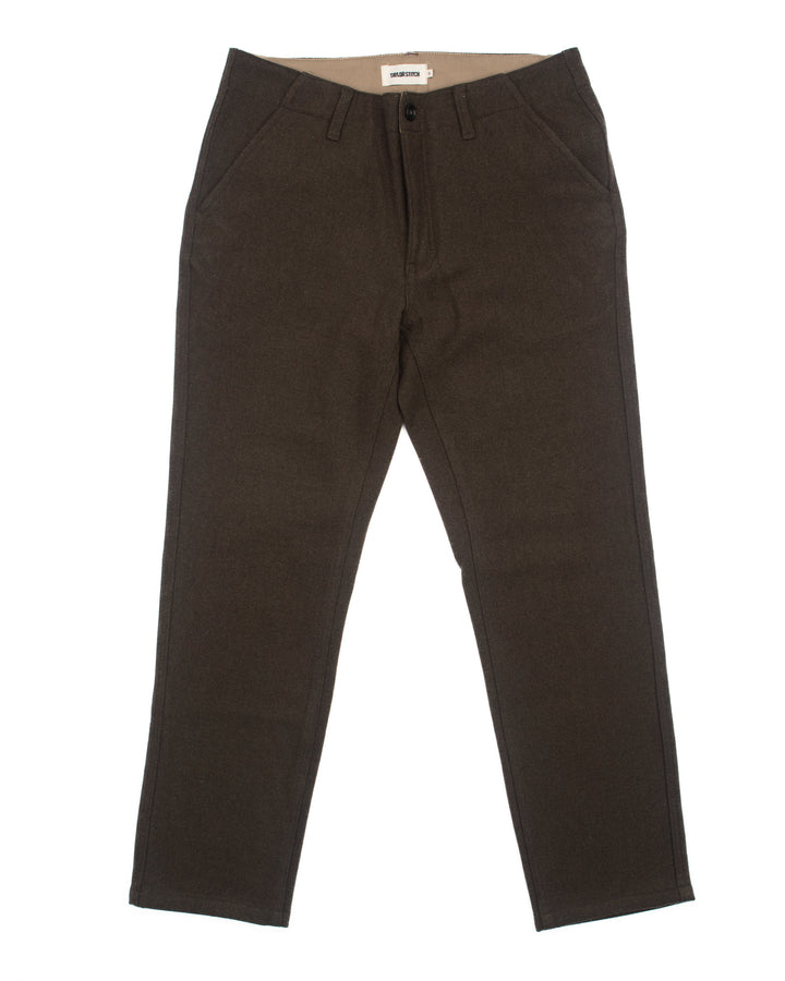 Carnegie Wool Pants in Forest Green #1790