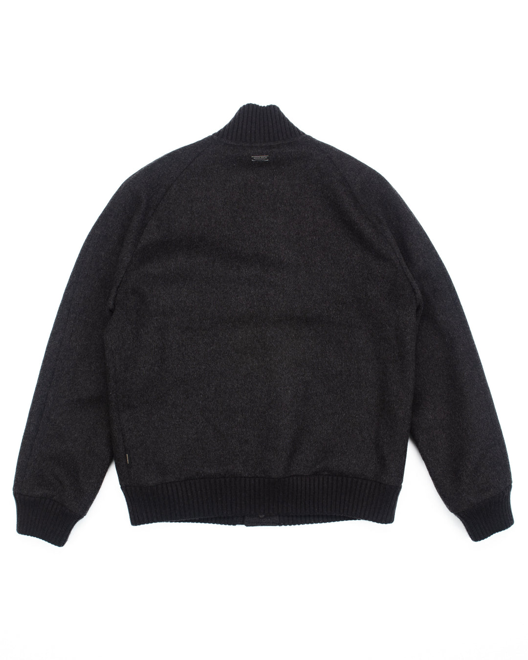 Bomber in Charcoal Wool #1699