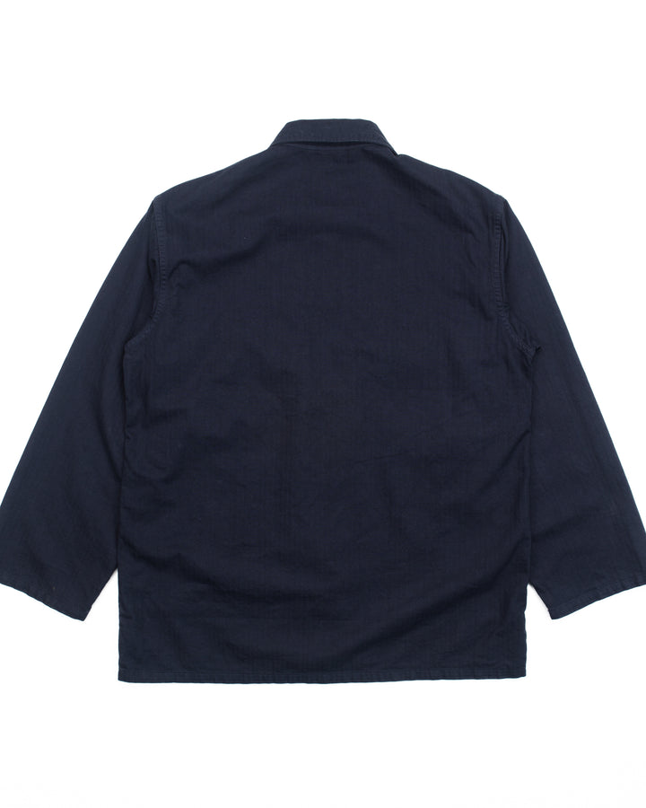 M-38 Ltd Edition Shirt Jacket in Navy Herringbone #1696