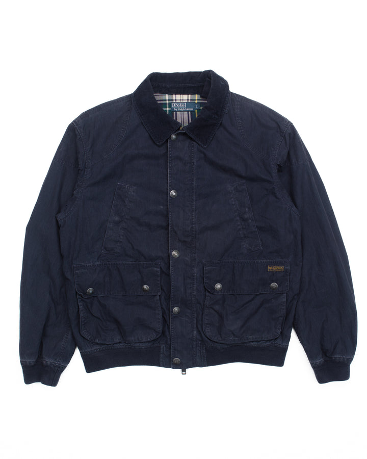 Dry Waxed Jacket in Navy #1797