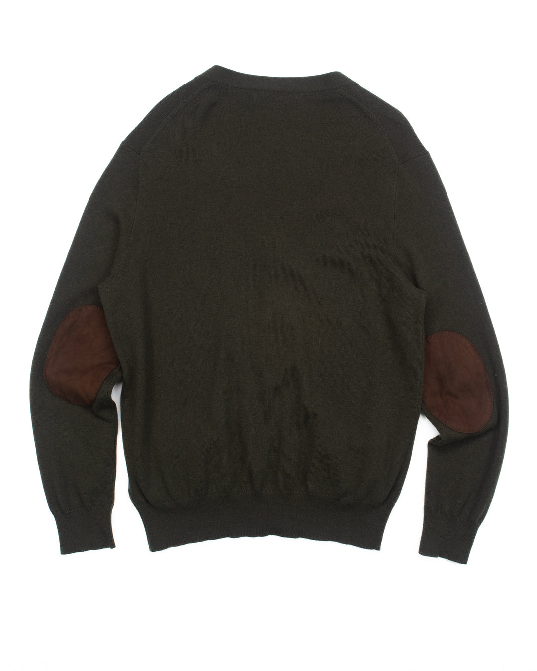 Olive Wool Cardigan #1796