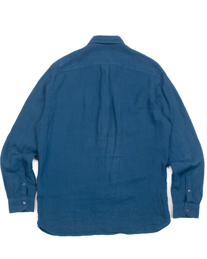Blue Linen Shirt #1804