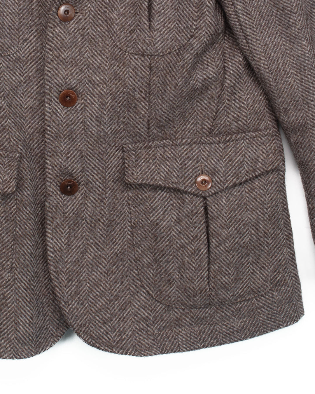 Herringbone Wool Field Jacket #1802