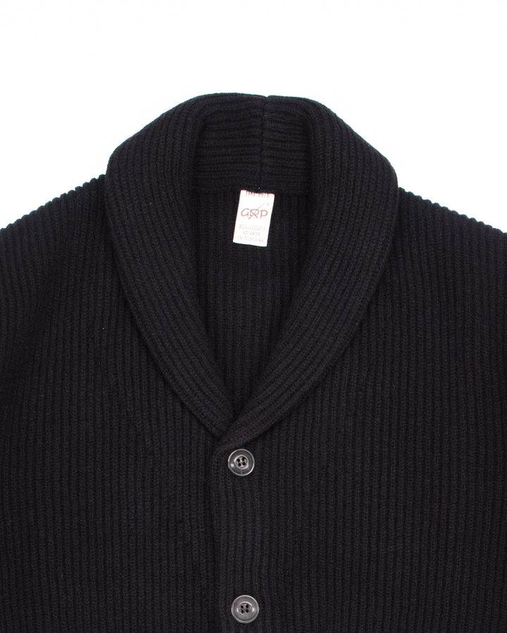 Shawl Collar Cardigan in Black