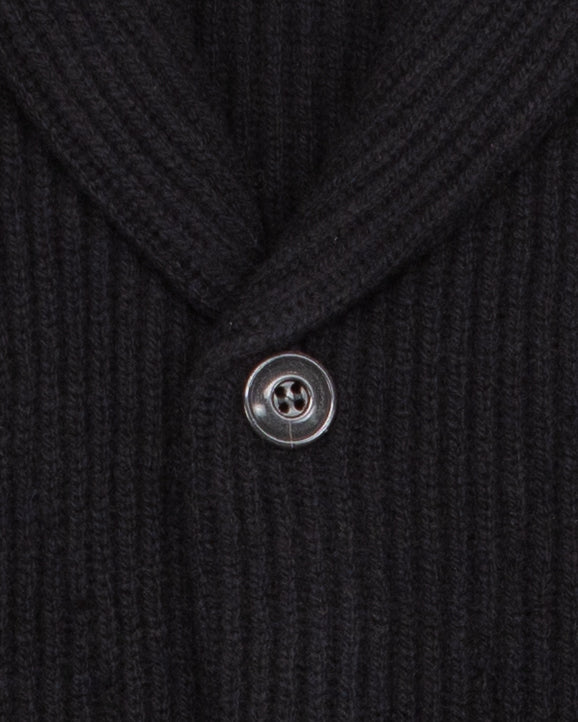 Shawl Collar Cardigan in Black