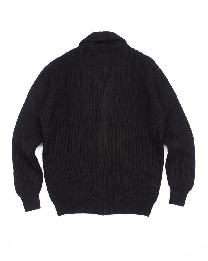 Shawl Collar Cardigan in Black