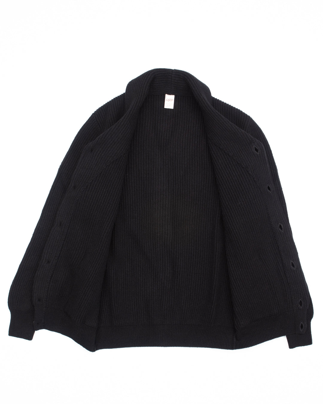 Shawl Collar Cardigan in Black