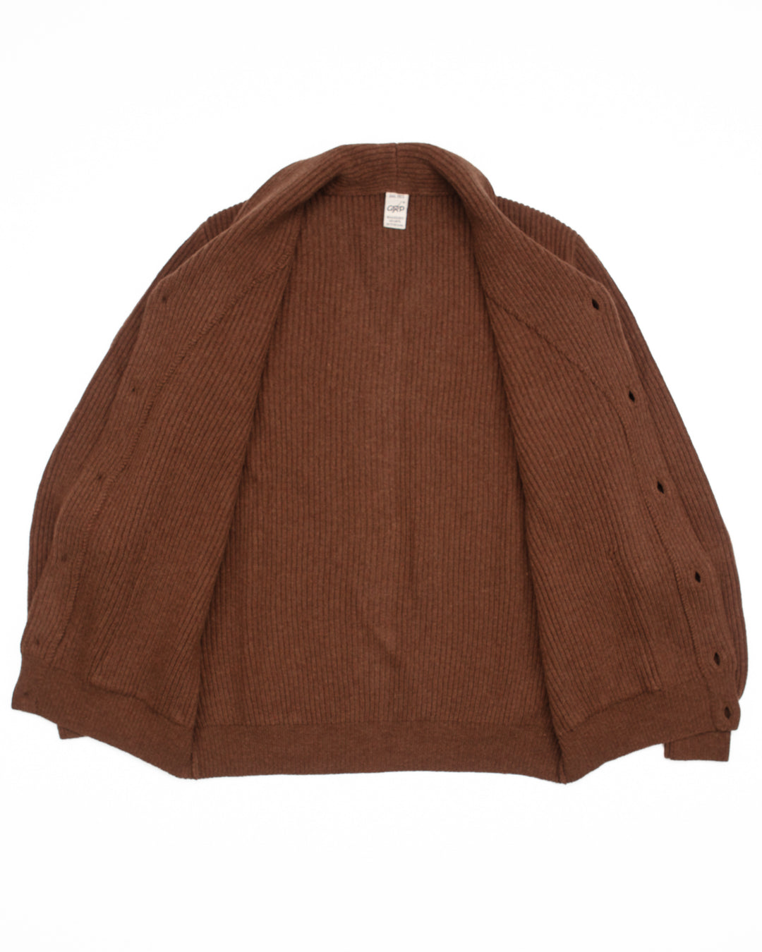 Shawl Collar Cardigan in Chocolate