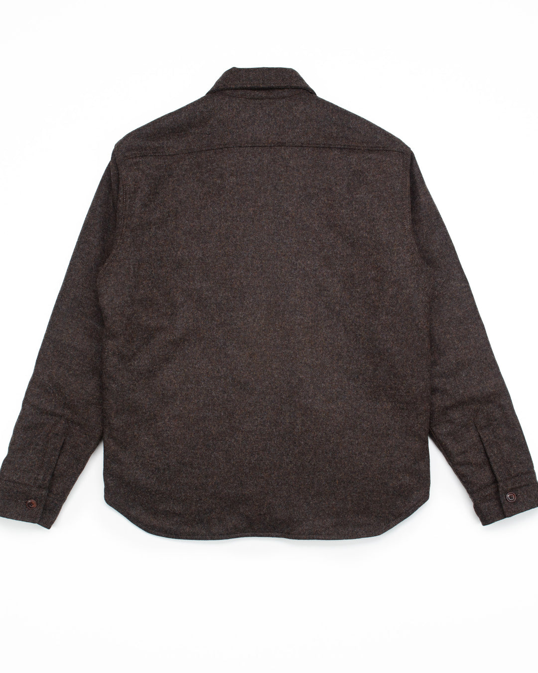 The Hunter Lined Overshirt in Brown Donegal
