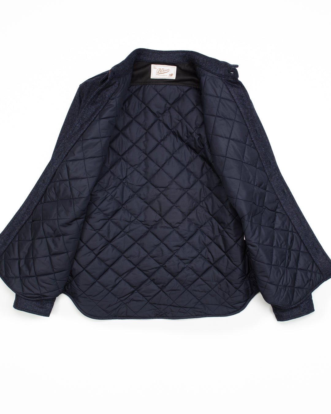 The Hunter Lined Overshirt in Navy Donegal