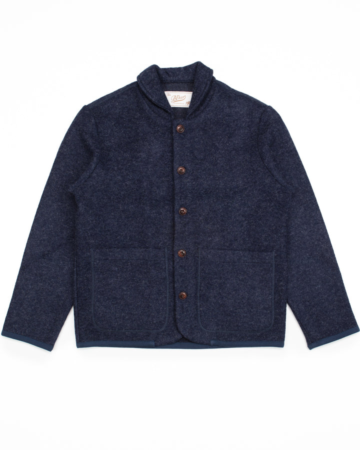 Phil Jacket in Indigo Wool