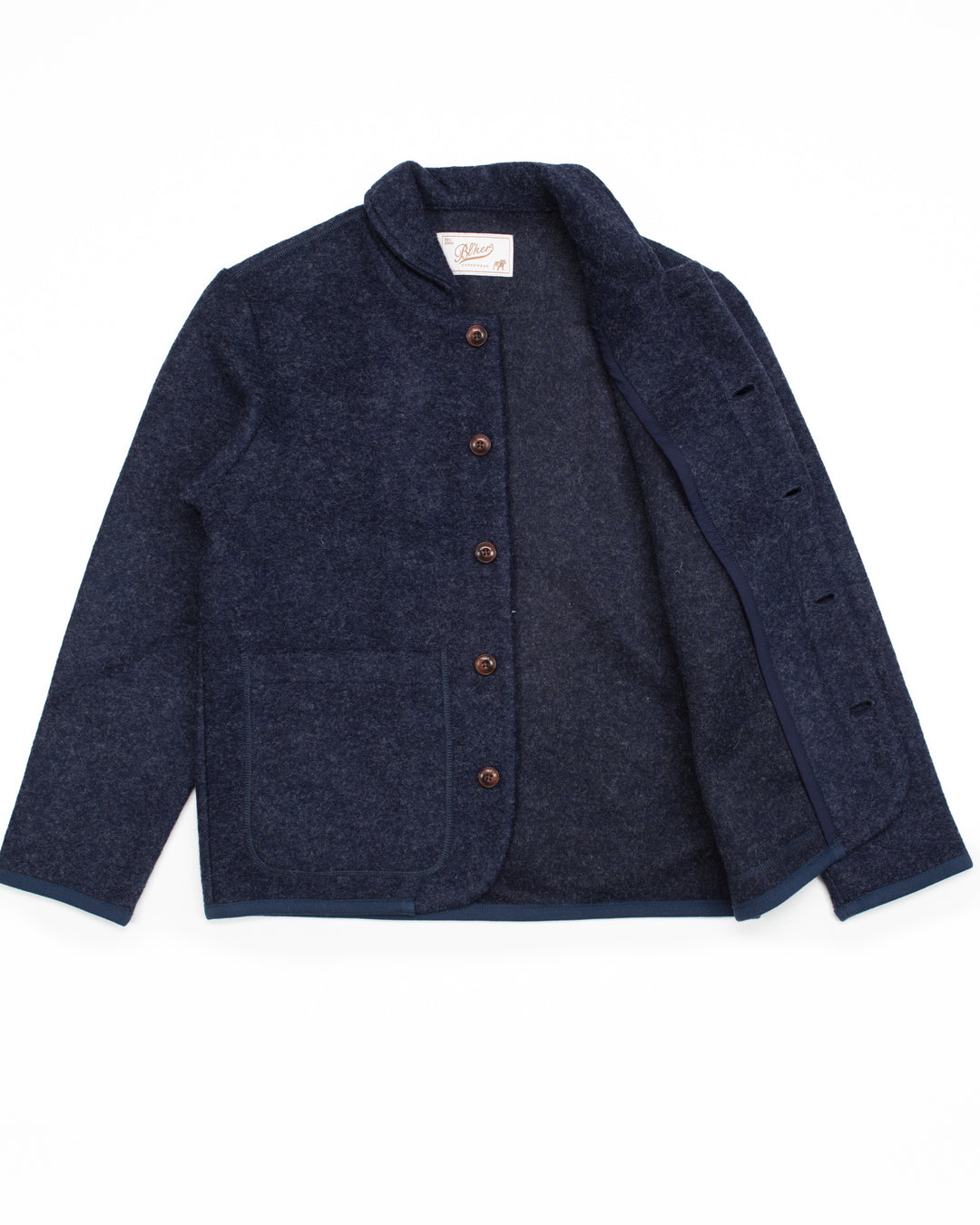 Phil Jacket in Indigo Wool