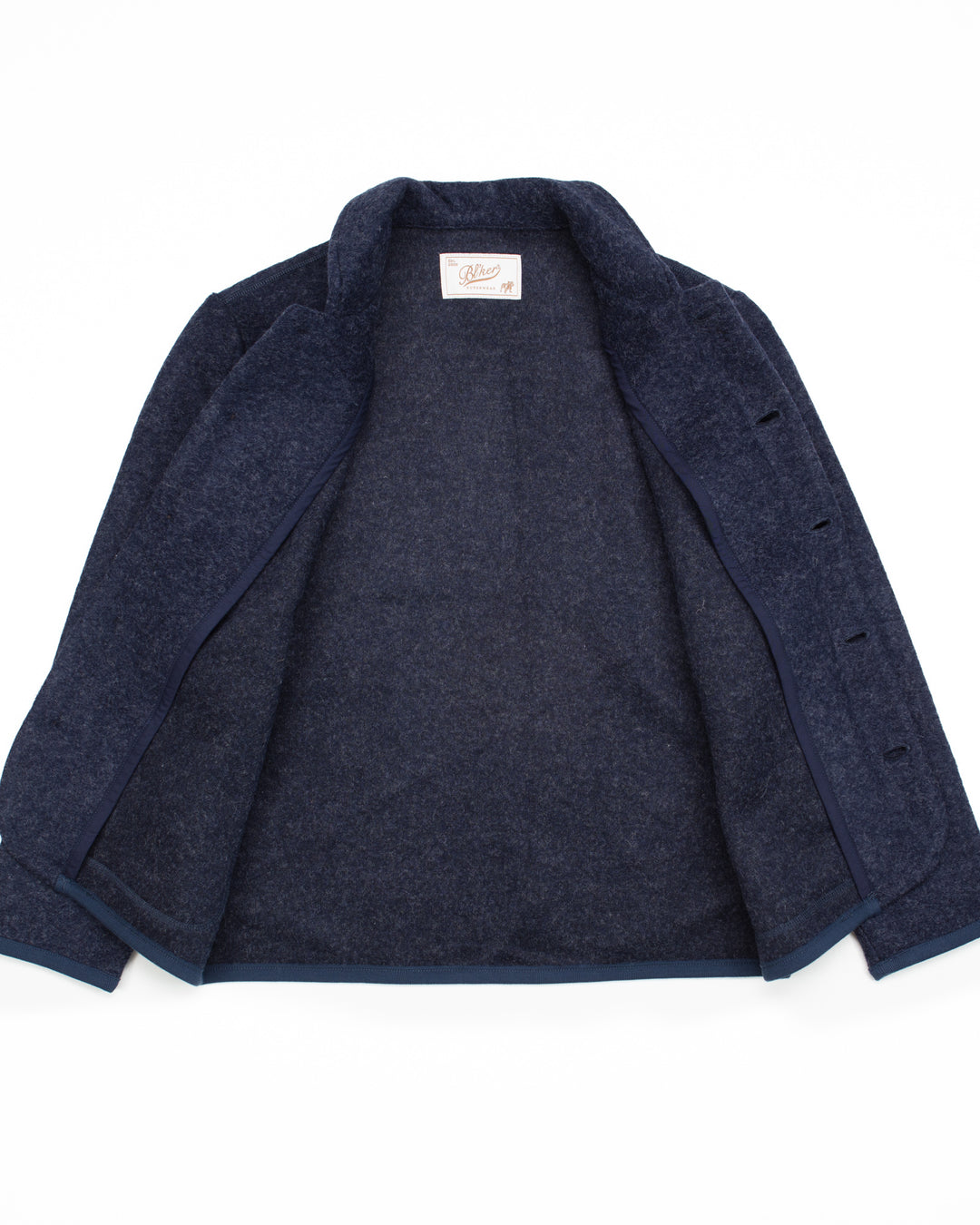Phil Jacket in Indigo Wool