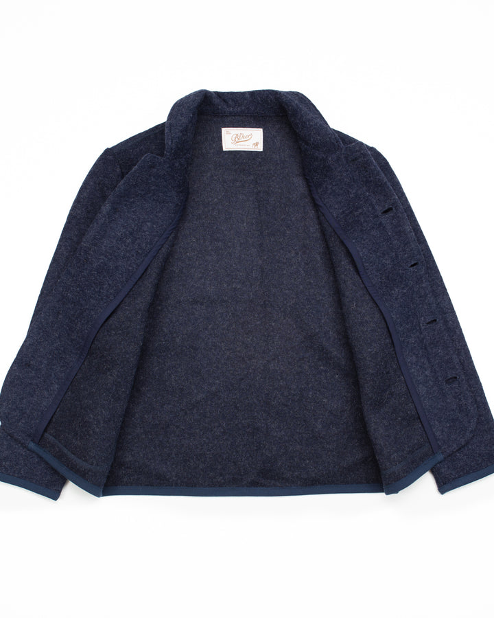 Phil Jacket in Indigo Wool