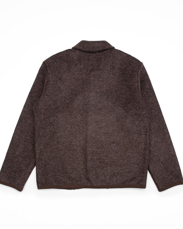 Phil Jacket in Dark Brown Wool
