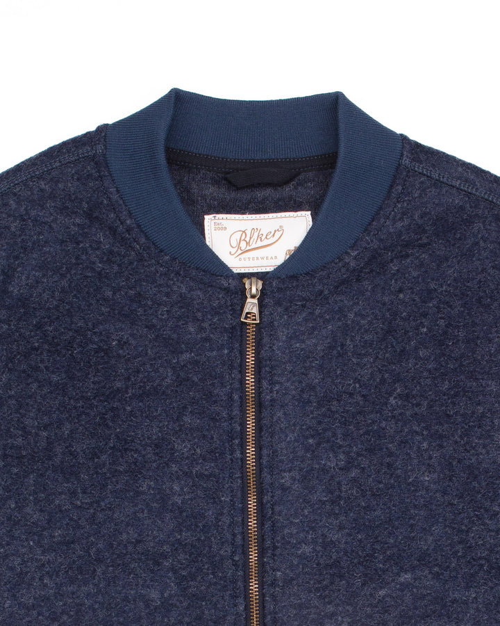 The Wolf Vest in Indigo Wool