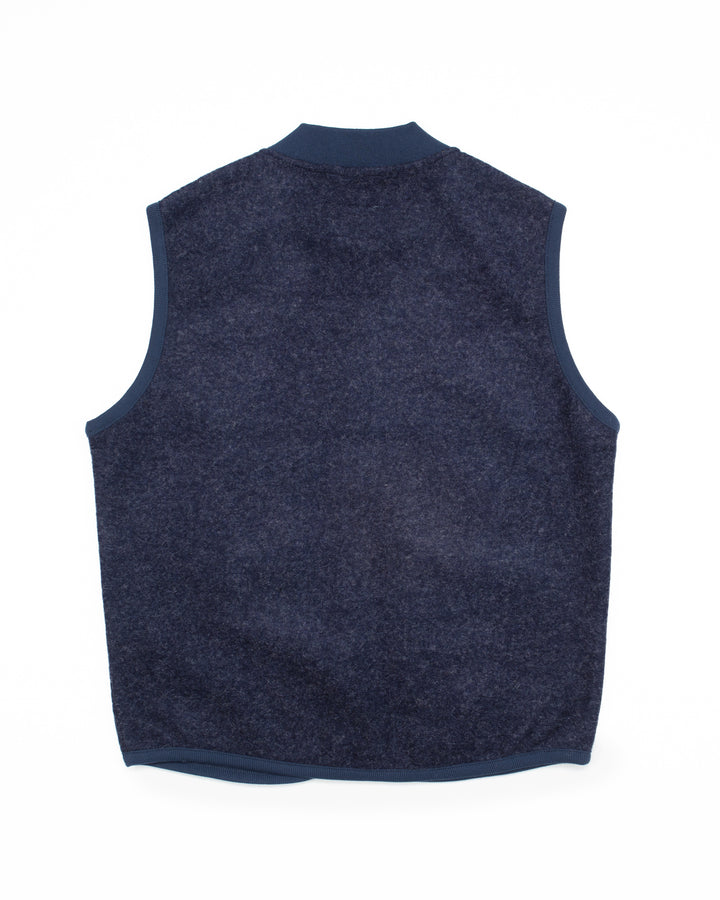 The Wolf Vest in Indigo Wool