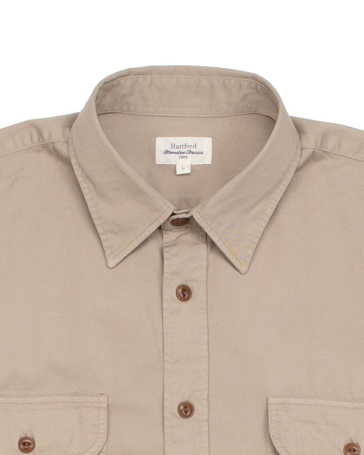 Peyo Pat Utility Shirt in Sand