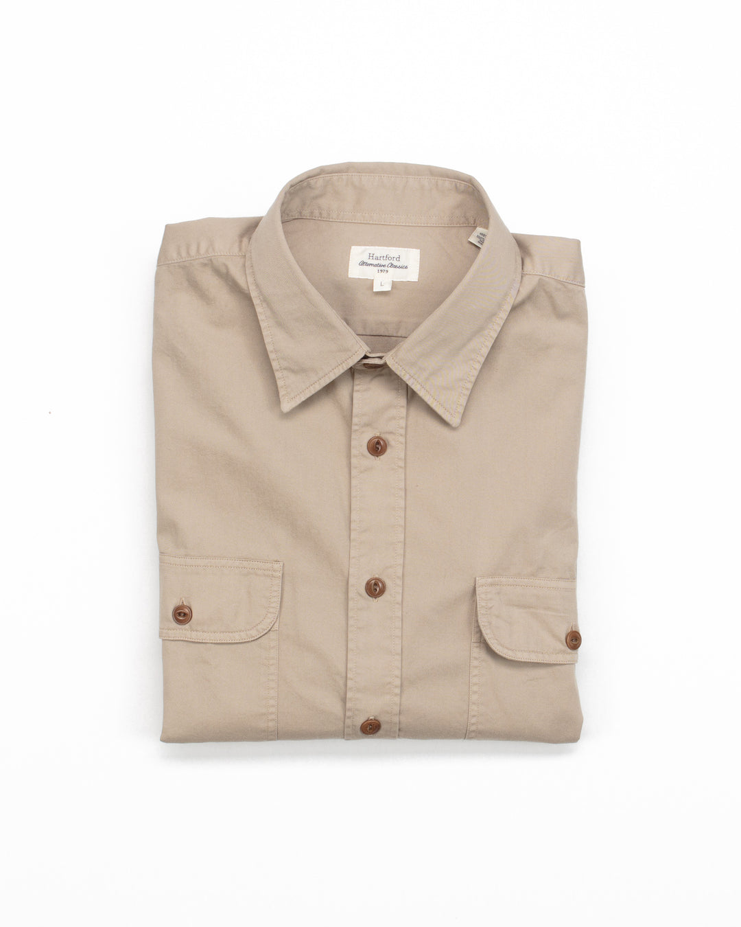 Peyo Pat Utility Shirt in Sand