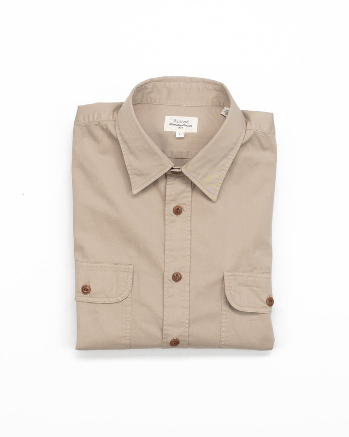 Peyo Pat Utility Shirt in Sand