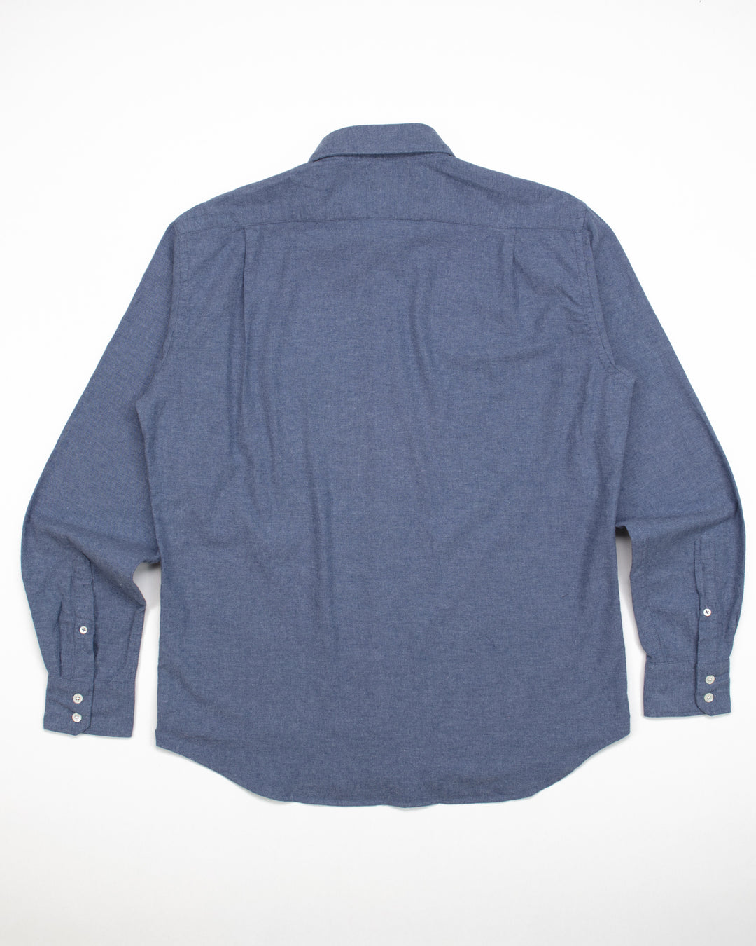 Paul Shirt in Denim Blue Flannel