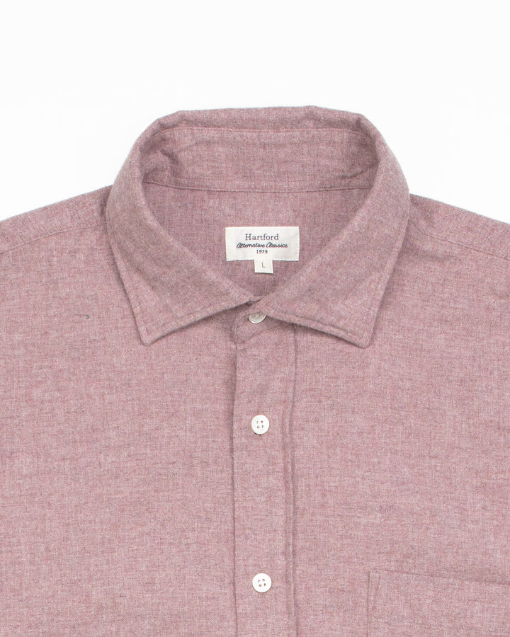 Paul Shirt in Powder Pink Flannel