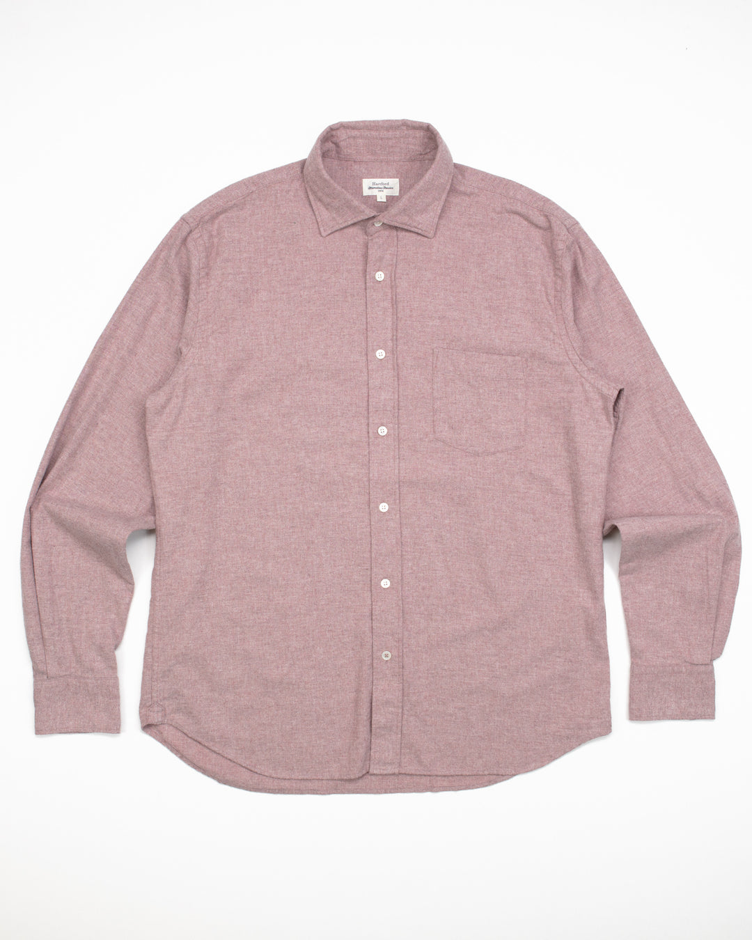 Paul Shirt in Powder Pink Flannel